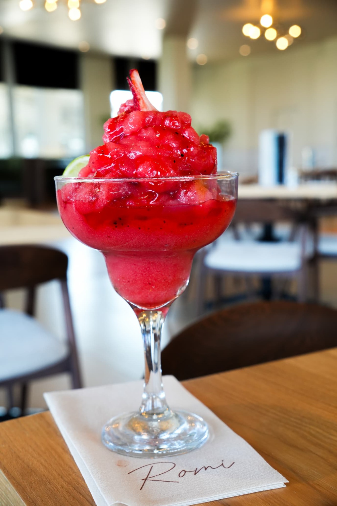 Frozen berry drink